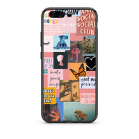 Thumbnail for Huawei P10 Lite Collage Bitchin Θήκη Αγίου Βαλεντίνου από τη Smartfits με σχέδιο στο πίσω μέρος και μαύρο περίβλημα | Smartphone case with colorful back and black bezels by Smartfits