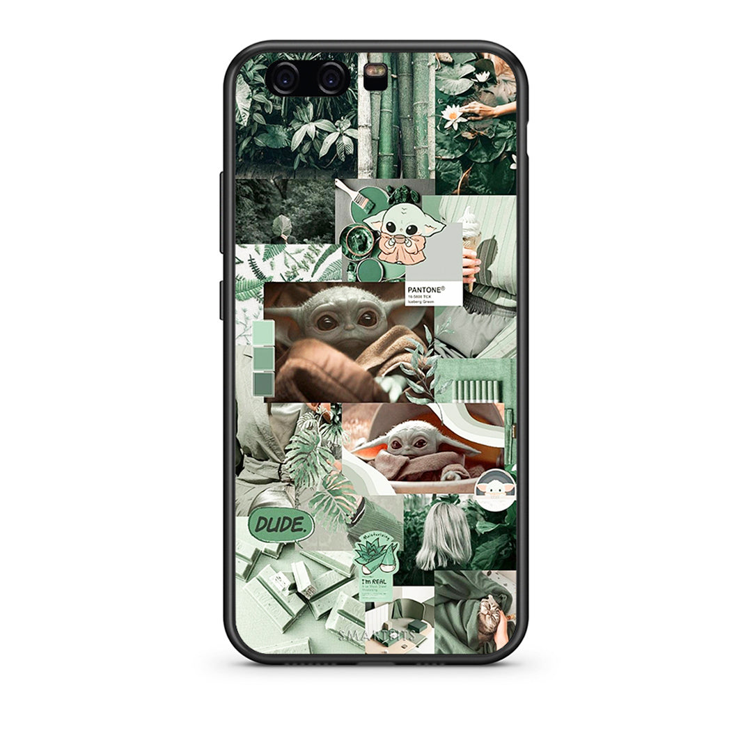 huawei p10 Collage Dude Θήκη Αγίου Βαλεντίνου από τη Smartfits με σχέδιο στο πίσω μέρος και μαύρο περίβλημα | Smartphone case with colorful back and black bezels by Smartfits