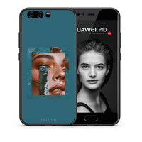 Thumbnail for Θήκη Huawei P10 Cry An Ocean από τη Smartfits με σχέδιο στο πίσω μέρος και μαύρο περίβλημα | Huawei P10 Cry An Ocean case with colorful back and black bezels