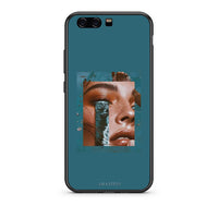 Thumbnail for huawei p10 Cry An Ocean θήκη από τη Smartfits με σχέδιο στο πίσω μέρος και μαύρο περίβλημα | Smartphone case with colorful back and black bezels by Smartfits
