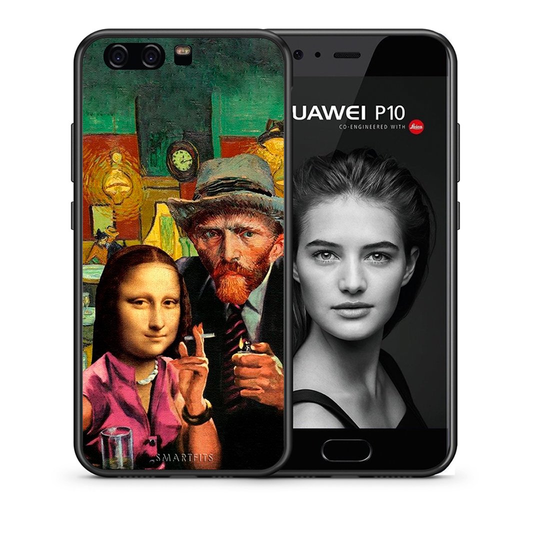 Θήκη Huawei P10 Lite Funny Art από τη Smartfits με σχέδιο στο πίσω μέρος και μαύρο περίβλημα | Huawei P10 Lite Funny Art case with colorful back and black bezels