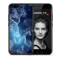 Thumbnail for Θήκη Huawei P10 Blue Sky Galaxy από τη Smartfits με σχέδιο στο πίσω μέρος και μαύρο περίβλημα | Huawei P10 Blue Sky Galaxy case with colorful back and black bezels