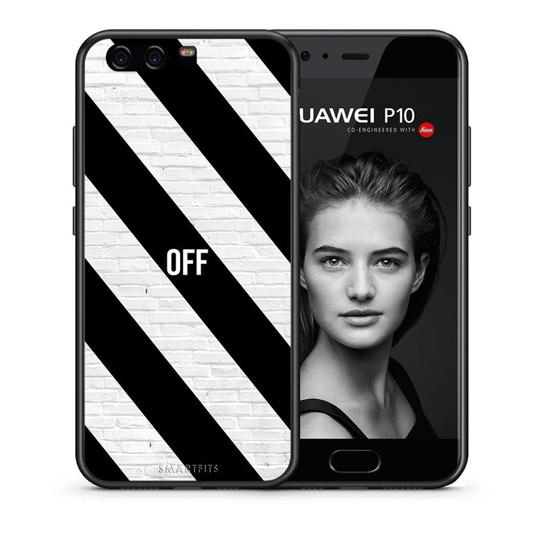 Θήκη Huawei P10 Get Off από τη Smartfits με σχέδιο στο πίσω μέρος και μαύρο περίβλημα | Huawei P10 Get Off case with colorful back and black bezels