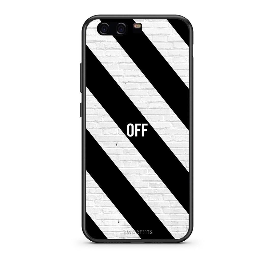 huawei p10 Get Off θήκη από τη Smartfits με σχέδιο στο πίσω μέρος και μαύρο περίβλημα | Smartphone case with colorful back and black bezels by Smartfits