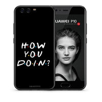 Thumbnail for Θήκη Huawei P10 Lite How You Doin από τη Smartfits με σχέδιο στο πίσω μέρος και μαύρο περίβλημα | Huawei P10 Lite How You Doin case with colorful back and black bezels