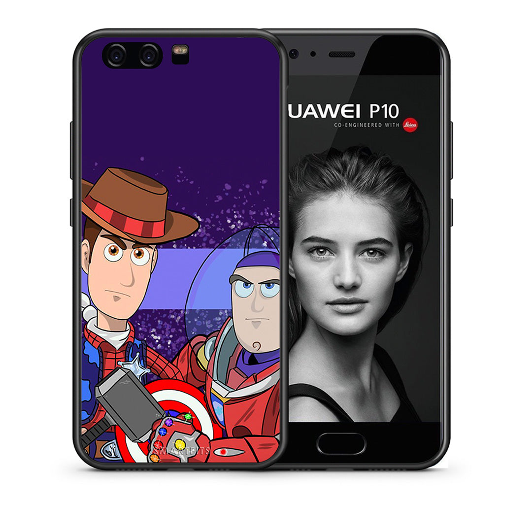 Θήκη Huawei P10 Infinity Story από τη Smartfits με σχέδιο στο πίσω μέρος και μαύρο περίβλημα | Huawei P10 Infinity Story case with colorful back and black bezels
