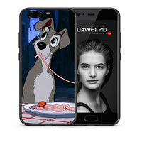 Thumbnail for Θήκη Αγίου Βαλεντίνου Huawei P10 Lite Lady And Tramp 1 από τη Smartfits με σχέδιο στο πίσω μέρος και μαύρο περίβλημα | Huawei P10 Lite Lady And Tramp 1 case with colorful back and black bezels