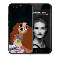 Thumbnail for Θήκη Αγίου Βαλεντίνου Huawei P10 Lite Lady And Tramp 2 από τη Smartfits με σχέδιο στο πίσω μέρος και μαύρο περίβλημα | Huawei P10 Lite Lady And Tramp 2 case with colorful back and black bezels