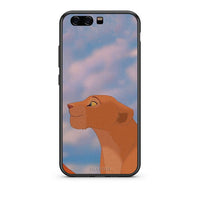 Thumbnail for huawei p10 Lion Love 2 Θήκη Αγίου Βαλεντίνου από τη Smartfits με σχέδιο στο πίσω μέρος και μαύρο περίβλημα | Smartphone case with colorful back and black bezels by Smartfits