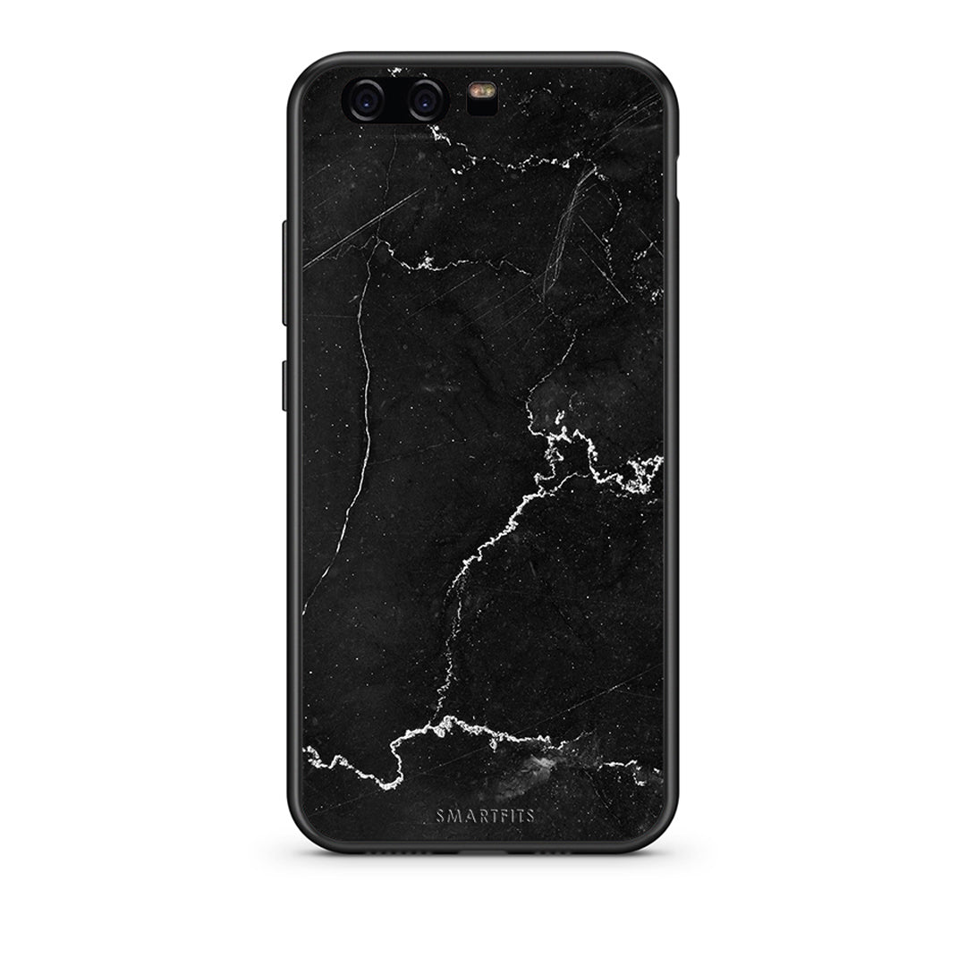 huawei p10 Marble Black θήκη από τη Smartfits με σχέδιο στο πίσω μέρος και μαύρο περίβλημα | Smartphone case with colorful back and black bezels by Smartfits