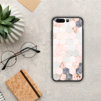 Thumbnail for Marble Hexagon Pink - Huawei P10 case