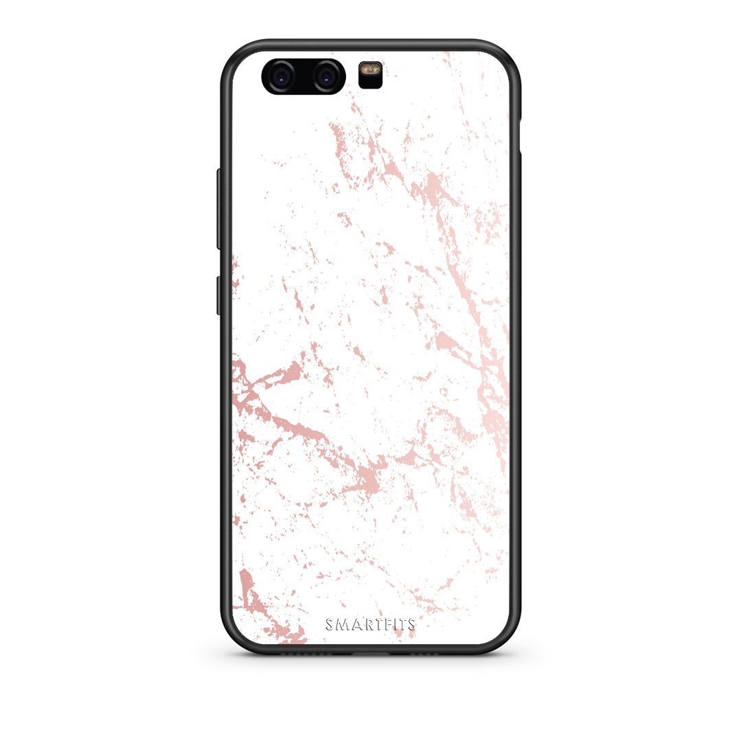 116 - huawei p10 Pink Splash Marble case, cover, bumper