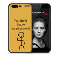 Thumbnail for Θήκη Huawei P10 Lite My Password από τη Smartfits με σχέδιο στο πίσω μέρος και μαύρο περίβλημα | Huawei P10 Lite My Password case with colorful back and black bezels