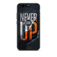 Thumbnail for Huawei P10 Lite Never Give Up Θήκη Αγίου Βαλεντίνου από τη Smartfits με σχέδιο στο πίσω μέρος και μαύρο περίβλημα | Smartphone case with colorful back and black bezels by Smartfits