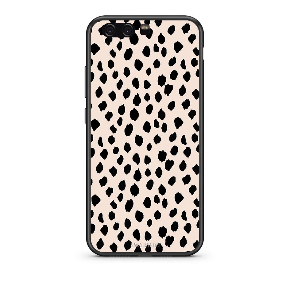 Huawei P10 Lite New Polka Dots θήκη από τη Smartfits με σχέδιο στο πίσω μέρος και μαύρο περίβλημα | Smartphone case with colorful back and black bezels by Smartfits