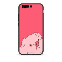 Thumbnail for huawei p10 Pig Love 1 Θήκη Αγίου Βαλεντίνου από τη Smartfits με σχέδιο στο πίσω μέρος και μαύρο περίβλημα | Smartphone case with colorful back and black bezels by Smartfits