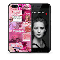Thumbnail for Θήκη Αγίου Βαλεντίνου Huawei P10 Lite Pink Love από τη Smartfits με σχέδιο στο πίσω μέρος και μαύρο περίβλημα | Huawei P10 Lite Pink Love case with colorful back and black bezels
