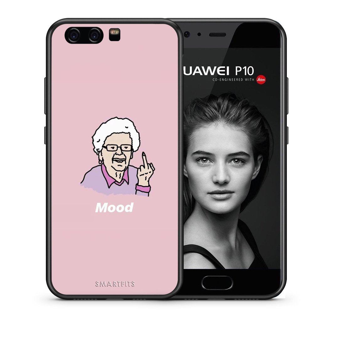 Θήκη Huawei P10 Mood PopArt από τη Smartfits με σχέδιο στο πίσω μέρος και μαύρο περίβλημα | Huawei P10 Mood PopArt case with colorful back and black bezels