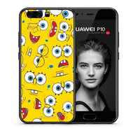 Thumbnail for Θήκη Huawei P10 Sponge PopArt από τη Smartfits με σχέδιο στο πίσω μέρος και μαύρο περίβλημα | Huawei P10 Sponge PopArt case with colorful back and black bezels