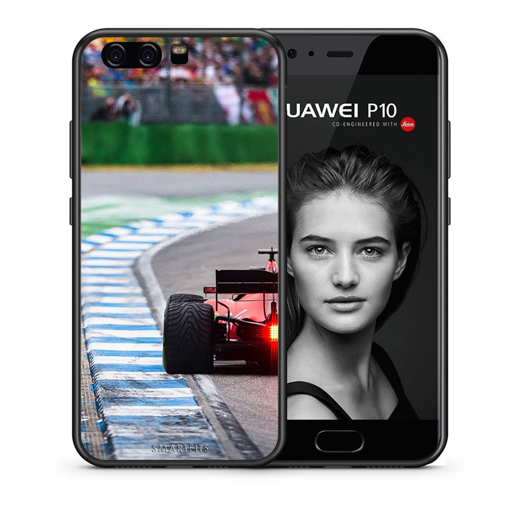 Θήκη Huawei P10 Lite Racing Vibes από τη Smartfits με σχέδιο στο πίσω μέρος και μαύρο περίβλημα | Huawei P10 Lite Racing Vibes case with colorful back and black bezels