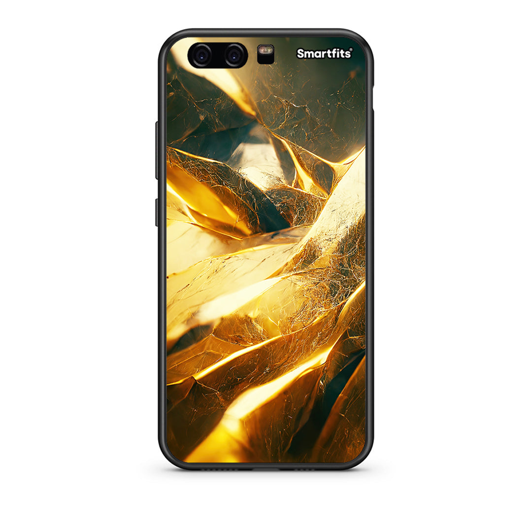 huawei p10 Real Gold θήκη από τη Smartfits με σχέδιο στο πίσω μέρος και μαύρο περίβλημα | Smartphone case with colorful back and black bezels by Smartfits
