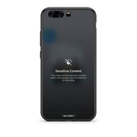 Thumbnail for huawei p10 Sensitive Content θήκη από τη Smartfits με σχέδιο στο πίσω μέρος και μαύρο περίβλημα | Smartphone case with colorful back and black bezels by Smartfits