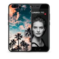 Thumbnail for Θήκη Huawei P10 Sky Summer από τη Smartfits με σχέδιο στο πίσω μέρος και μαύρο περίβλημα | Huawei P10 Sky Summer case with colorful back and black bezels