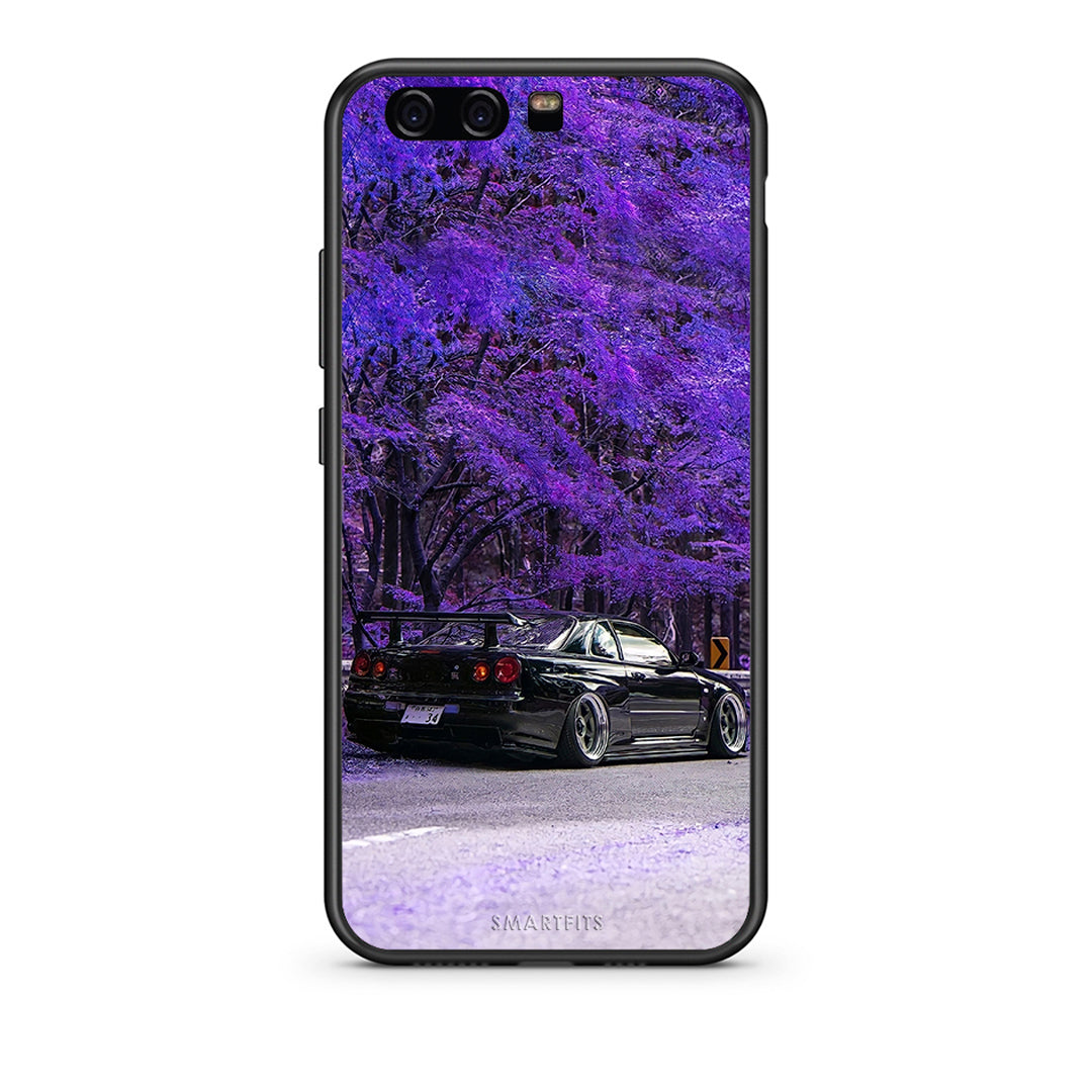 huawei p10 Super Car Θήκη Αγίου Βαλεντίνου από τη Smartfits με σχέδιο στο πίσω μέρος και μαύρο περίβλημα | Smartphone case with colorful back and black bezels by Smartfits