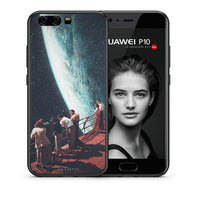 Thumbnail for Θήκη Huawei P10 Surreal View από τη Smartfits με σχέδιο στο πίσω μέρος και μαύρο περίβλημα | Huawei P10 Surreal View case with colorful back and black bezels