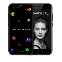 Thumbnail for Θήκη Huawei P10 Lite AFK Text από τη Smartfits με σχέδιο στο πίσω μέρος και μαύρο περίβλημα | Huawei P10 Lite AFK Text case with colorful back and black bezels