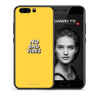 Thumbnail for Θήκη Huawei P10 Lite Vibes Text από τη Smartfits με σχέδιο στο πίσω μέρος και μαύρο περίβλημα | Huawei P10 Lite Vibes Text case with colorful back and black bezels