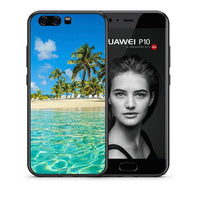 Thumbnail for Θήκη Huawei P10 Tropical Vibes από τη Smartfits με σχέδιο στο πίσω μέρος και μαύρο περίβλημα | Huawei P10 Tropical Vibes case with colorful back and black bezels