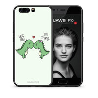 Thumbnail for Θήκη Huawei P10 Rex Valentine από τη Smartfits με σχέδιο στο πίσω μέρος και μαύρο περίβλημα | Huawei P10 Rex Valentine case with colorful back and black bezels