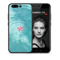 Thumbnail for Θήκη Huawei P10 Water Flower από τη Smartfits με σχέδιο στο πίσω μέρος και μαύρο περίβλημα | Huawei P10 Water Flower case with colorful back and black bezels