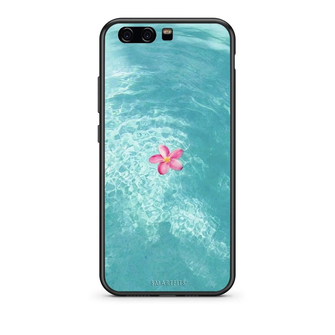 huawei p10 Water Flower Θήκη από τη Smartfits με σχέδιο στο πίσω μέρος και μαύρο περίβλημα | Smartphone case with colorful back and black bezels by Smartfits