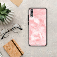 Thumbnail for Boho Pink Feather - Huawei P20 case