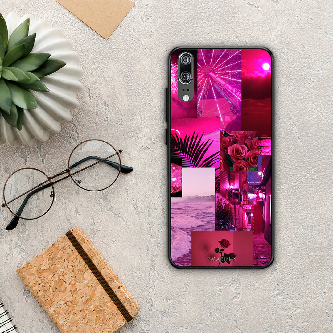 Collage Red Roses - Huawei P20 case