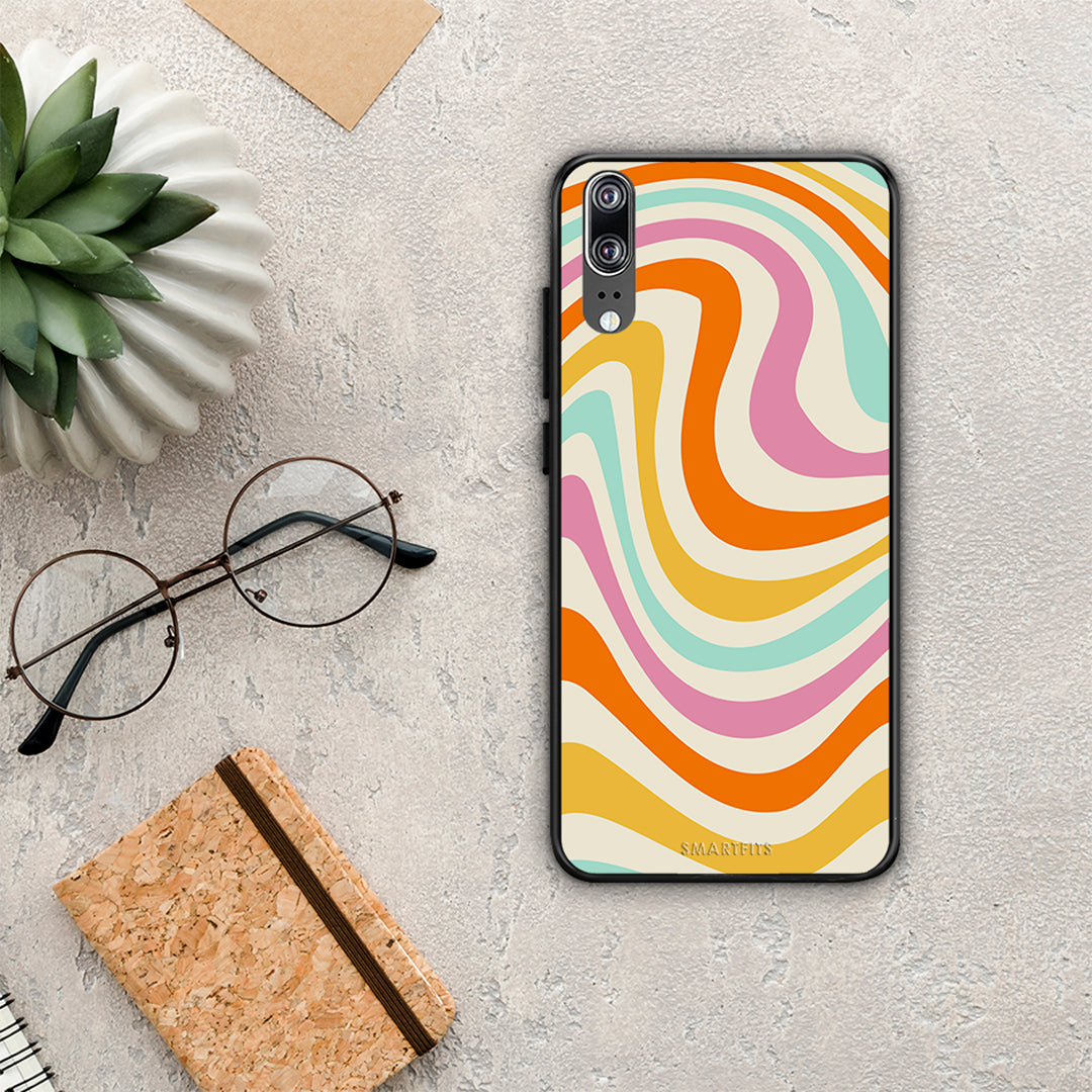 Colorful Waves - Huawei P20 case