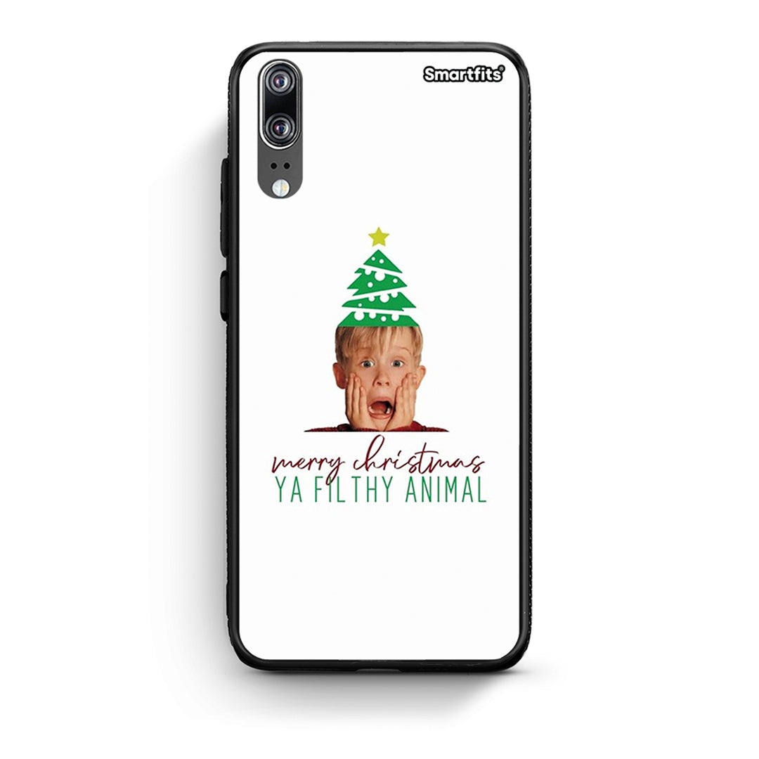 Huawei P20 Filthy Animal θήκη από τη Smartfits με σχέδιο στο πίσω μέρος και μαύρο περίβλημα | Smartphone case with colorful back and black bezels by Smartfits