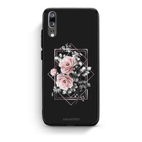 Thumbnail for 4 - Huawei P20 Frame Flower case, cover, bumper