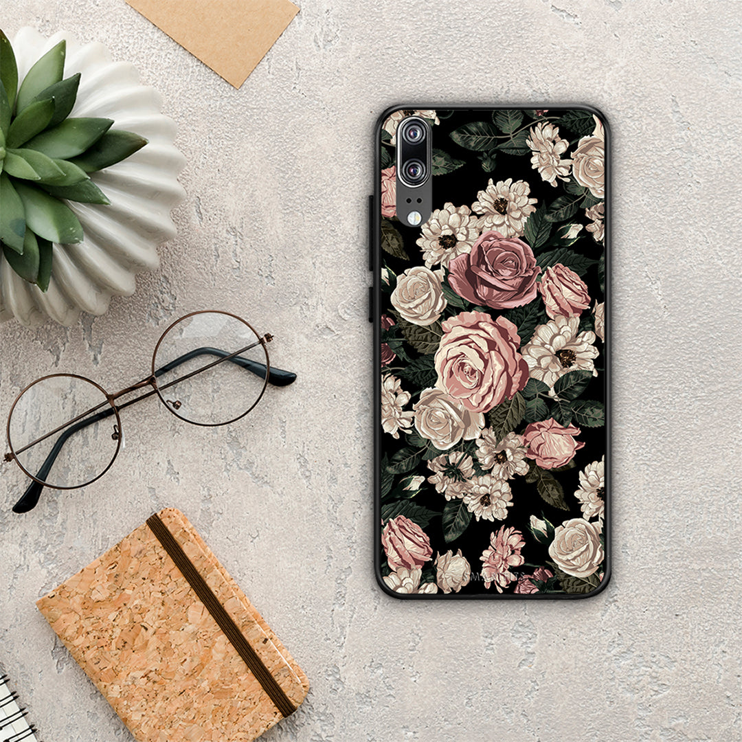 Flower Wild Roses - Huawei P20 case