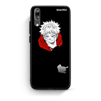 Thumbnail for Huawei P20 Itadori Anime θήκη από τη Smartfits με σχέδιο στο πίσω μέρος και μαύρο περίβλημα | Smartphone case with colorful back and black bezels by Smartfits