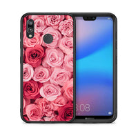 Thumbnail for Θήκη Huawei P20 Lite RoseGarden Valentine από τη Smartfits με σχέδιο στο πίσω μέρος και μαύρο περίβλημα | Huawei P20 Lite RoseGarden Valentine case with colorful back and black bezels