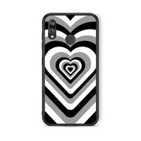Thumbnail for Huawei P20 Lite Black Hearts θήκη από τη Smartfits με σχέδιο στο πίσω μέρος και μαύρο περίβλημα | Smartphone case with colorful back and black bezels by Smartfits