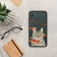 Thumbnail for Cat Goldfish - Huawei P20 Lite case