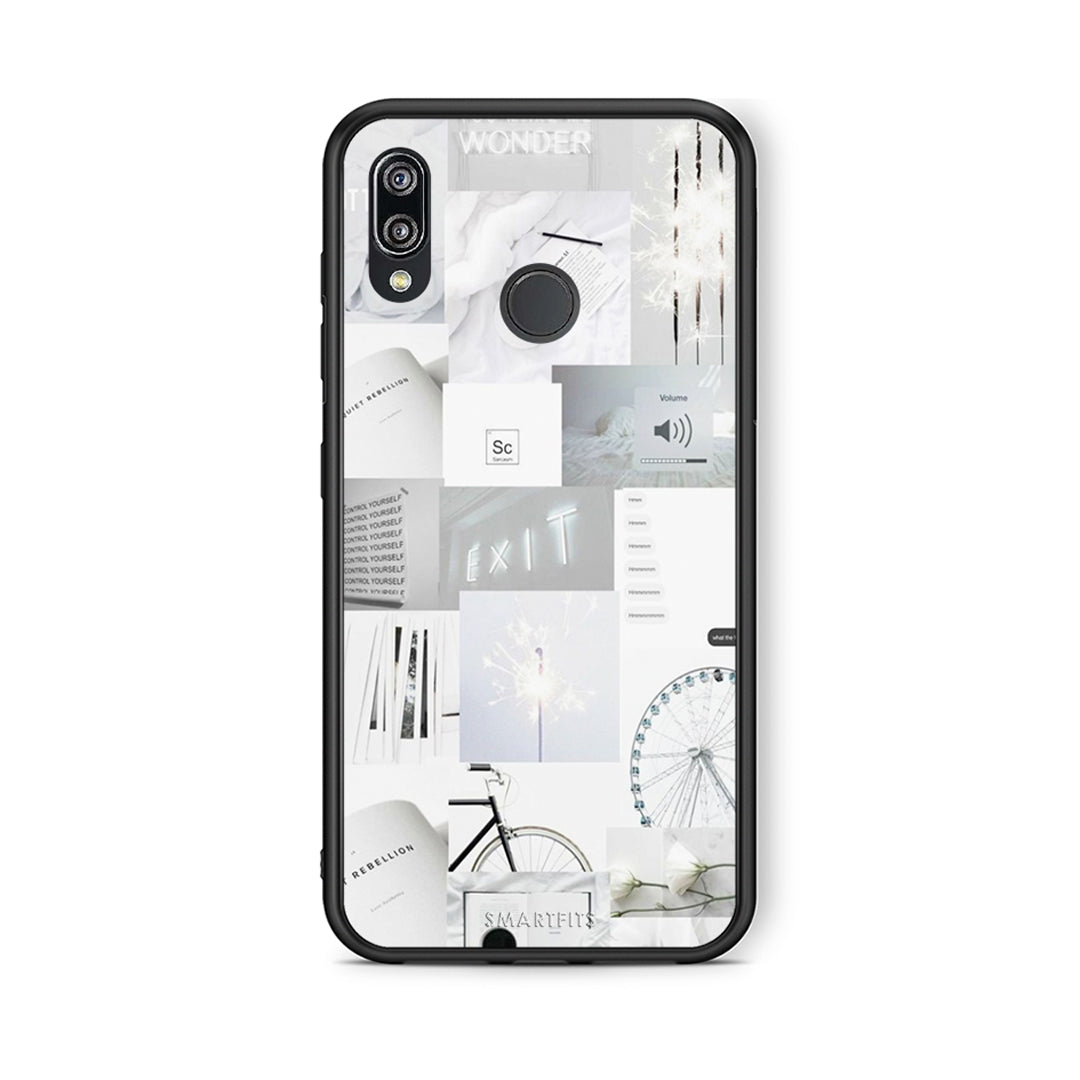 Huawei P20 Lite Collage Make Me Wonder Θήκη Αγίου Βαλεντίνου από τη Smartfits με σχέδιο στο πίσω μέρος και μαύρο περίβλημα | Smartphone case with colorful back and black bezels by Smartfits