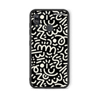 Thumbnail for Huawei P20 Lite Doodle Art Θήκη από τη Smartfits με σχέδιο στο πίσω μέρος και μαύρο περίβλημα | Smartphone case with colorful back and black bezels by Smartfits