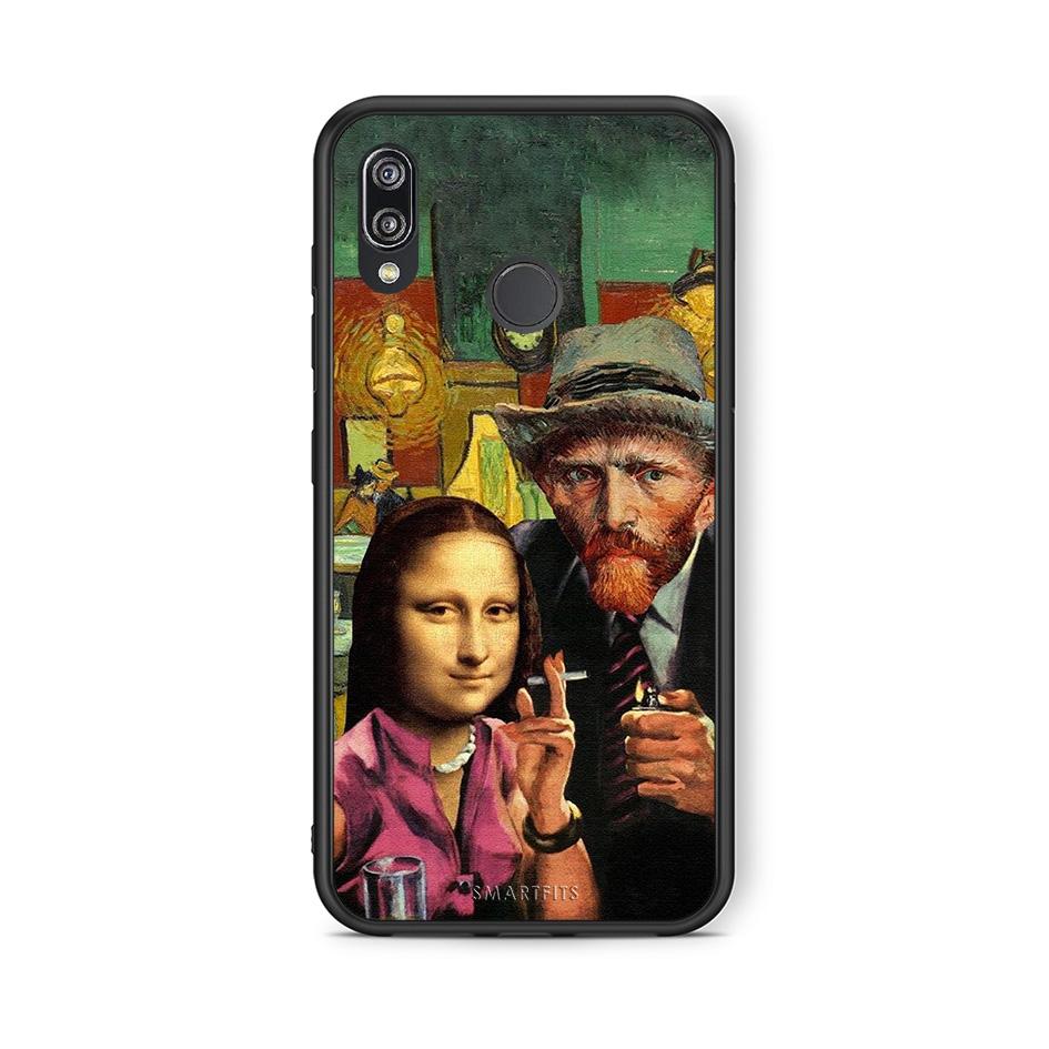 Huawei P20 Lite Funny Art θήκη από τη Smartfits με σχέδιο στο πίσω μέρος και μαύρο περίβλημα | Smartphone case with colorful back and black bezels by Smartfits