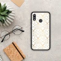 Thumbnail for Geometric Luxury White - Huawei P20 Lite case