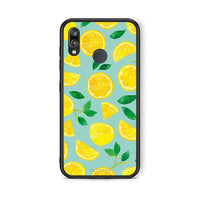 Thumbnail for Huawei P20 Lite Lemons θήκη από τη Smartfits με σχέδιο στο πίσω μέρος και μαύρο περίβλημα | Smartphone case with colorful back and black bezels by Smartfits